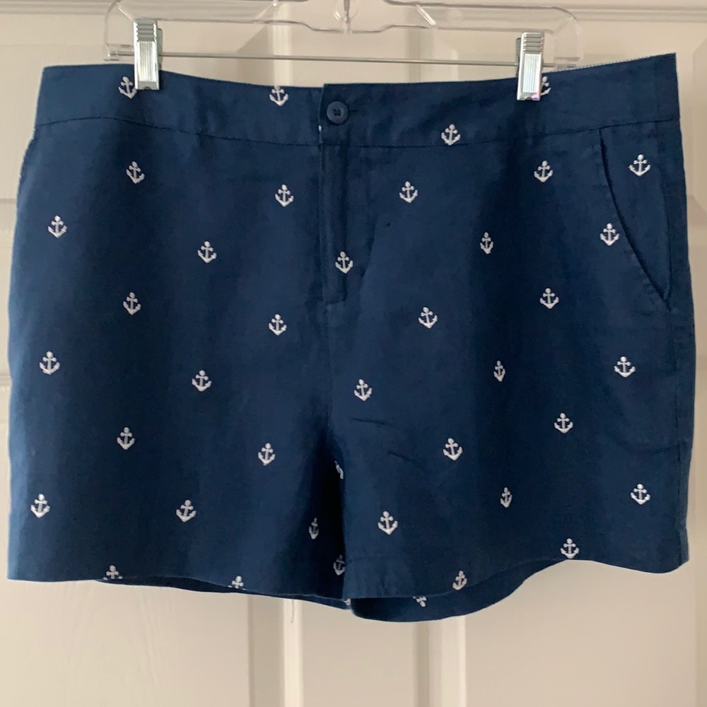 British Khaki Navy Shorts